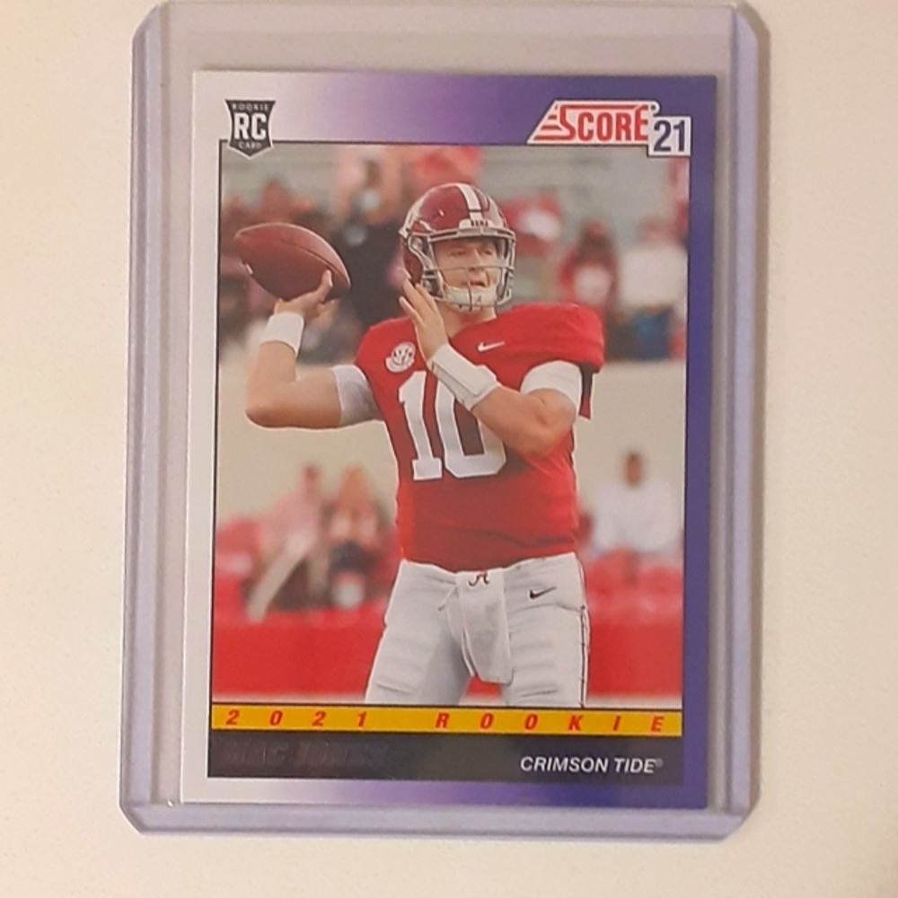 MAC JONES FOOTBALL CARD